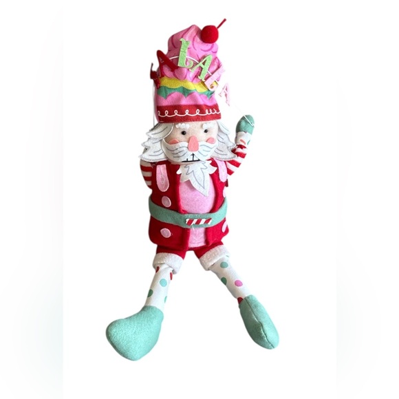 16" Fa La La Sitting Tabletop Nutcracker by Ashland - Picture 1 of 2